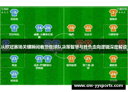 从欧冠赛场关键瞬间看顶级球队决策智慧与胜负走向逻辑深度解读